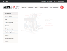 Tablet Screenshot of multisportsfitness.com